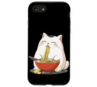 Gato comiendo ramen, quién necesita palillos, NomNom Carcasa para iPhone SE (2020) / 7 / 8