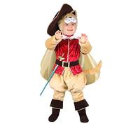 Gato con Botas Disfraz Peluche Baby (Talla 2-3 años), Rojo