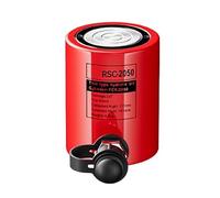 Gato con retracción automática, vástago de pistón Chapado, Cilindro de elevación con Carrera de 2 pulg./50 mm, Resistente a la corrosión y al óxido, Gatos hidráulicos(20T/44092lb-2in Stroke)