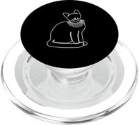 Gato con Ruth Bader Ginsburg Collar RBG PopSockets PopGrip para MagSafe
