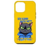 Gato con una presión ocular gruñona - ich kann auch nett 1 Carcasa para iPhone 12 Pro Max