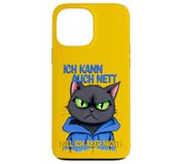 Gato con una presión ocular gruñona - ich kann auch nett 1 Carcasa para iPhone 13 Pro Max
