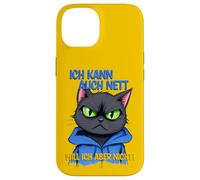 Gato con una presión ocular gruñona - ich kann auch nett 1 Carcasa para iPhone 14