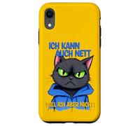 Gato con una presión ocular gruñona - ich kann auch nett 1 Carcasa para iPhone XR