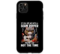 Gato cosiendo «You See Me with a Seas Ripper», Ahora no es el Momento Carcasa para iPhone 11 Pro MAX