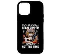 Gato cosiendo «You See Me with a Seas Ripper», Ahora no es el Momento Carcasa para iPhone 12 Mini