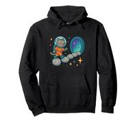 Gato cósmico Astral Pathway Walker Sudadera con Capucha