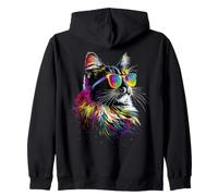 Gato de Bosques de Noruega Gato de los Bosques Gatos Sudadera con Capucha