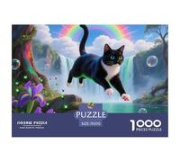 Gato de Boston Puzle De 1000 Piezas Rompecabezas DIY Gato Mascota Juego Educativo para Toda La Familia Regalos para Mujeres, Regalos para Hombres70x50cm/1000pcs