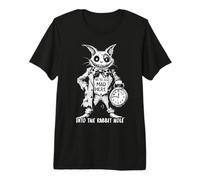 Gato de Cheshire en el País de Las Maravillas Gótico Horror Camiseta Premium