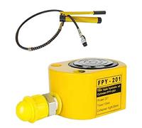 Gato de cilindro hidráulico, Gato hidráulico de perfil bajo Cilindro de elevación de ariete hidráulico, gato de piso Gato de elevación industrial súper delgado(20T12MM)