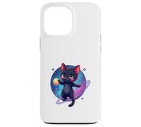 Gato de Dibujos Animados en el Espacio Ilustración Carcasa para iPhone 13 Pro MAX