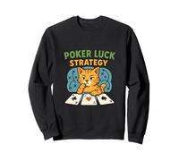 Gato de Estrategia Poker Luck Sudadera