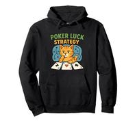 Gato de Estrategia Poker Luck Sudadera con Capucha