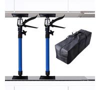 Gato de gabinete, Barra de Soporte Ajustable de 19 a 45 Pulgadas, Barra elevadora de 66 Libras, Soporte de Ahorro de Mano de Obra, nivelador de elevación para Panel de Inodoro, refrigerador