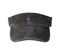 Gato De Halloween Bruja Negra Visera Deportiva Viseras Protección UV Ajustable Visera Sombrero para Deportes Correr Beisbol