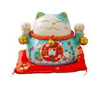 Gato de la - 10 cm Maneki Neko Fortune Cat | Riqueza Maneki Neko Figurita Coleccionable, Lindas Figuras para Sala de Estar, Escritorio, exhibición de Escritorio