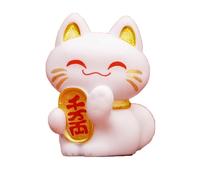 Gato de la de la suerte, figura de Maneki Neko, estatua de gato Feng Shui, gato de la suerte coleccionable, figura de gato de la , gato de la suerte japonés, estatua de gato de señas,