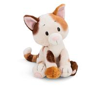 Gato de la suerte de peluche de 20 cm, marrón, suave muñeco de peluche NICI, adorable animal para abrazarlo y jugar, gran idea de regalo para niños y personas adultas - 62138