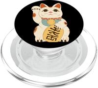Gato de la Suerte japonés Maneki Neko Gato japonés de la PopSockets PopGrip para MagSafe