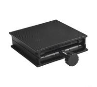 Gato de laboratorio de plástico, elevación ajustable para carpintería, tallado y equipos pequeños en física, química, experimentos de biología, 90 x 90 mm B (todo plástico)