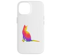 Gato de los 80 Retro Carcasa para iPhone 14