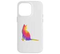 Gato de los 80 Retro Carcasa para iPhone 14 Pro Max