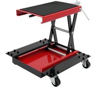 Gato de moto de tijera para moto, elevador plegable, altura ajustable, 12-39 cm, para taller, motocicletas, quad, garaje