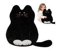 Gato de Peluche, Animal de Gato de Peluche,Adorno Interior de Peluche - Peluche de Gato, Gato de Peluche Esponjoso, Juguete de muñeca de Gato Lindo de Peluche, Peluche de Animal de Peluche de ga