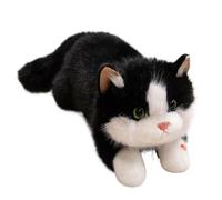 Gato de Peluche de 15,75 Pulgadas para niños, Suave muñeco Interactivo con Sonido y diseño Realista, Juguete Educativo para guardería, Dormitorio, Sala de Estar, cumpleaños, Color n