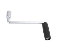 Gato de Remolque, Agarre Cómodo y Duradero, Fácil Instalación para Gato de Manivela Manual de RV, Adecuado para Mantenimiento de Remolques de RV de Garaje, Coche de Camping ABS + Acero Al