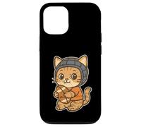 Gato De Rugby con Scrum Cap Cartoon Carcasa para iPhone 12/12 Pro