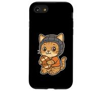 Gato De Rugby con Scrum Cap Cartoon Carcasa para iPhone SE (2020) / 7/8
