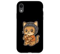 Gato De Rugby con Scrum Cap Cartoon Carcasa para iPhone XR