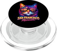 Gato de San Francisco | Amante de Las Gafas de Sol de Gatito PopSockets PopGrip para MagSafe
