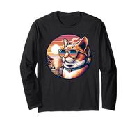 Gato del mar Mediterráneo en la Costa de Amalfi Manga Larga