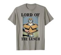 Gato divertido en caja de Lord Of The Lunch, amante de los gatos Camiseta