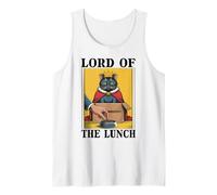 Gato divertido en caja de Lord Of The Lunch, amante de los gatos Camiseta sin Mangas