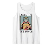 Gato divertido en caja de Lord Of The Lunch, amante de los gatos Camiseta sin Mangas