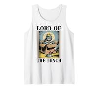 Gato divertido en caja de Lord Of The Lunch, amante de los gatos Camiseta sin Mangas