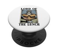 Gato divertido en caja de Lord Of The Lunch, amante de los gatos PopSockets PopGrip Adhesivo