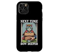 Gato divertido en caja Next Time Bow Deeper Cat Lover Cat Carcasa para iPhone 11 Pro