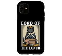 Gato divertido en caja Señor del almuerzo Gato amante de los gatos Carcasa para iPhone 11