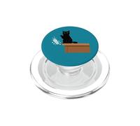 Gato Divertido golpeando Hielo Fuera del mostrador Sutil protesta contra el Hielo PopSockets PopGrip para MagSafe