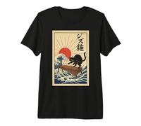 Gato Divertido Jugando Xilófono para Jazz Músico Xilofonista Camiseta Premium