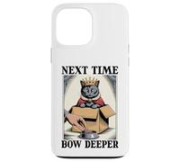 Gato divertido Next Time Bow Deeper Cat Lover Cat In Box Carcasa para iPhone 13 Pro Max