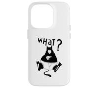 Gato divertido pizza gatos citas gatito cara gato mascota diversión Carcasa para iPhone 14 Pro