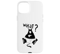 Gato divertido pizza gatos citas gatito cara gato mascota diversión Carcasa para iPhone 15 Plus