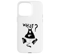 Gato divertido pizza gatos citas gatito cara gato mascota diversión Carcasa para iPhone 15 Pro Max
