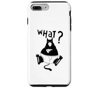 Gato divertido pizza gatos citas gatito cara gato mascota diversión Carcasa para iPhone 7 Plus/8 Plus